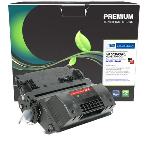 MSE Remanufactured High Yield MICR Toner Cartridge for HP CC364X, TROY 02-81301-001